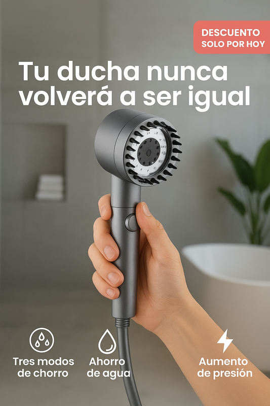 Ducha Alta presion Masajeadora 4 en 1